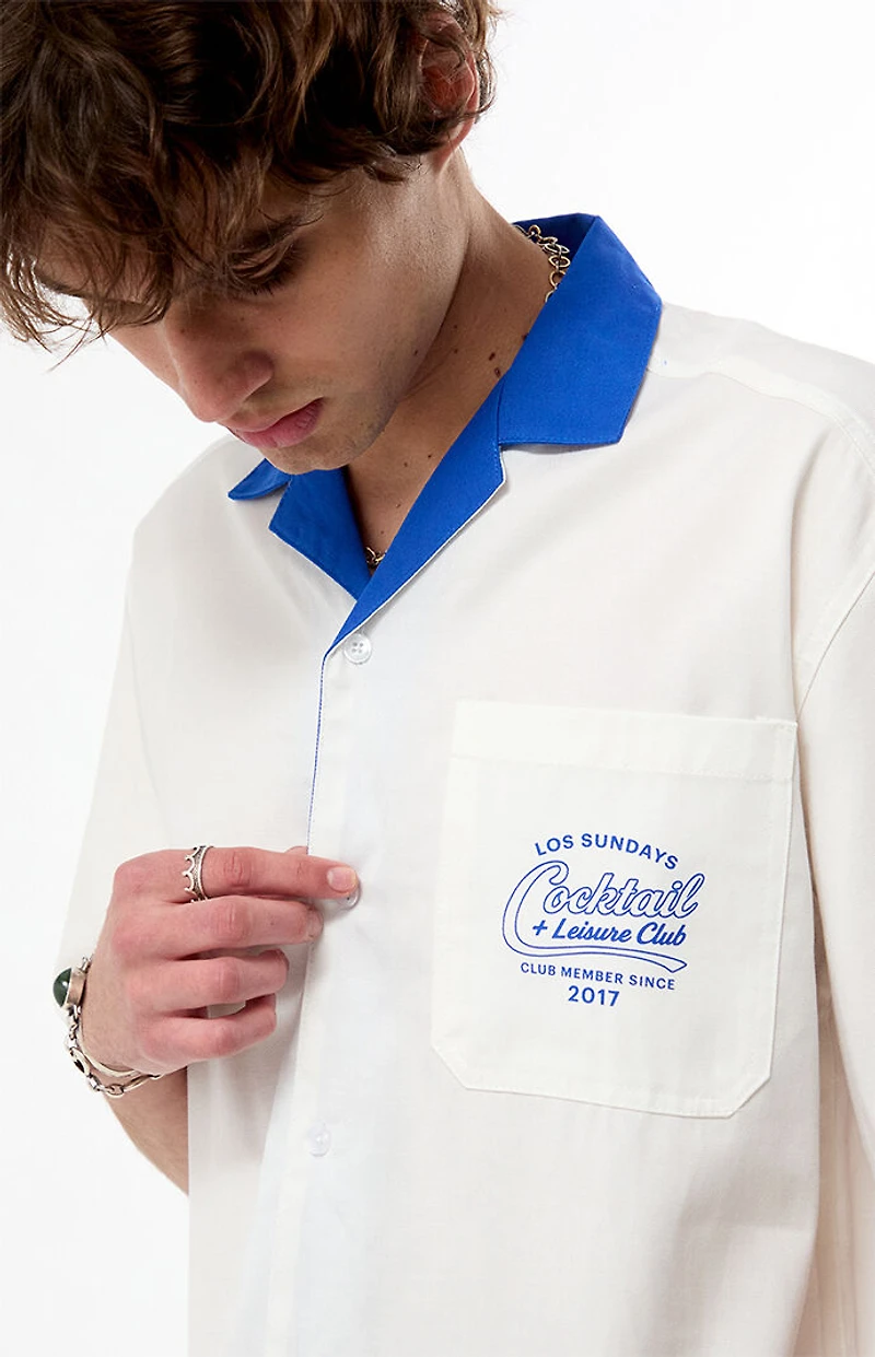 Los Sundays Cocktail Woven Camp Shirt