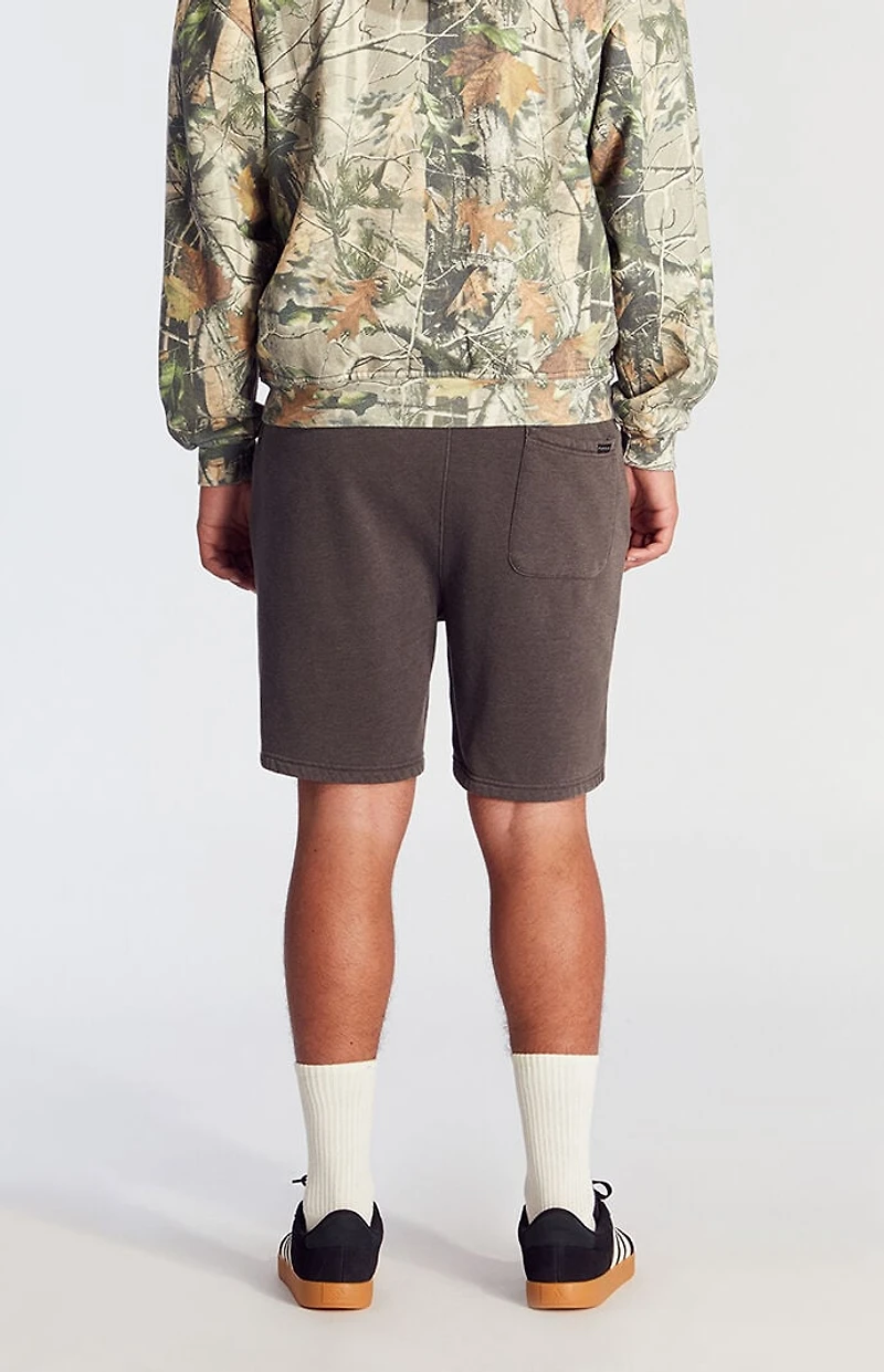 Pacsun Charcoal Fleece Volley Shorts