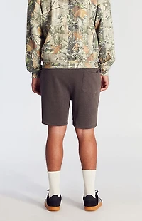 Pacsun Charcoal Fleece Volley Shorts