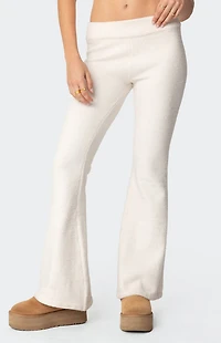 Edikted Plush Flared Pants