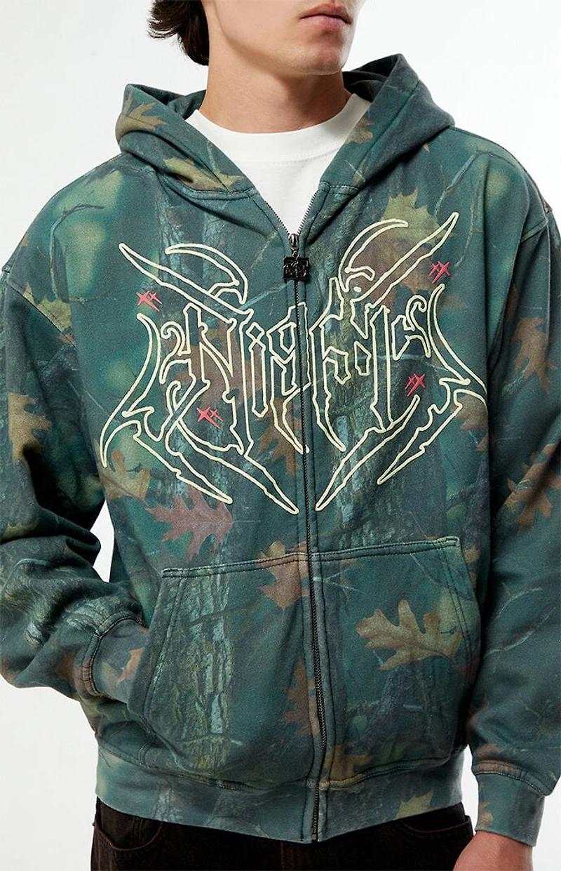 Nightlab Night Spider Camo Full Zip Hoodie