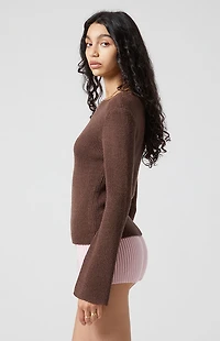Beverly and Beck Chloe Bell Sleeve Sweater