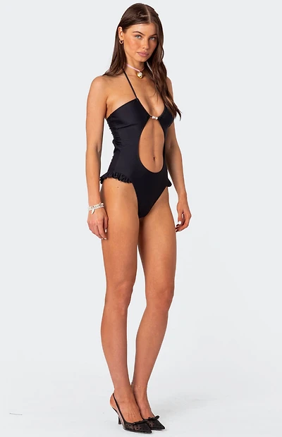 Edikted Nea Cut Out One Piece Swimsuit