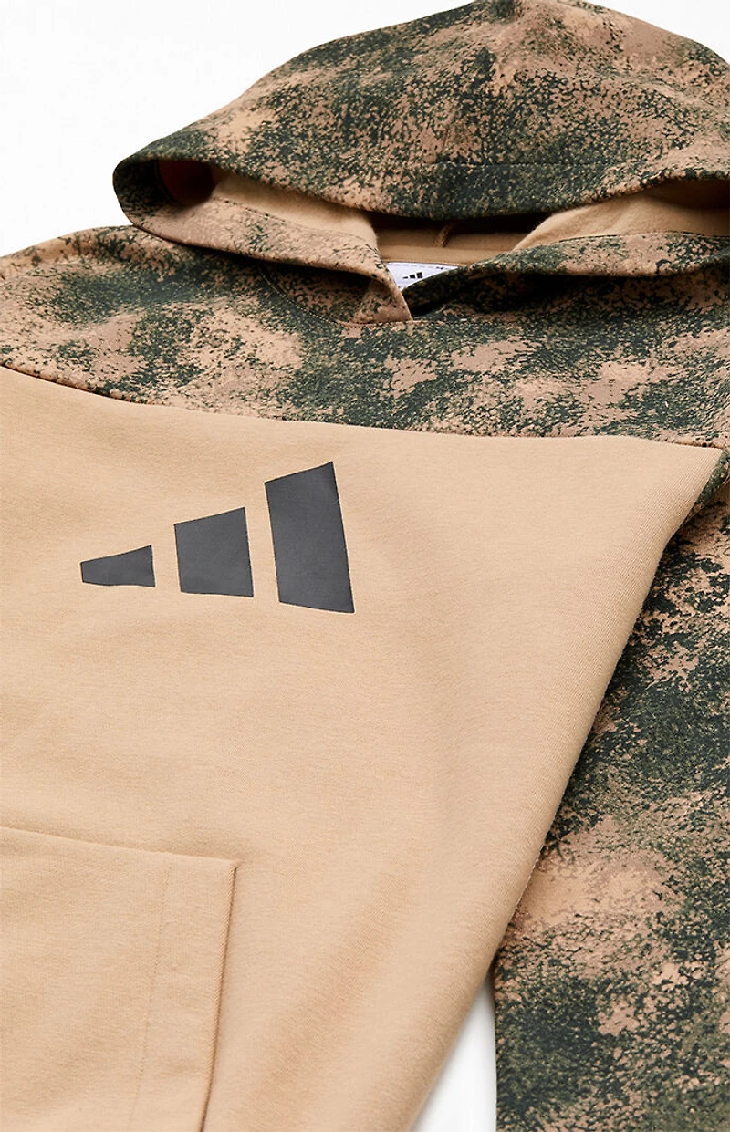 adidas Kids AOP Colorblock Camo Hoodie