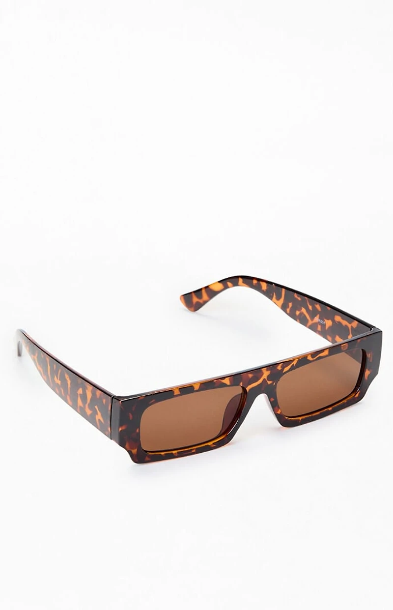Pacsun Tortoiseshell Rectangle Sunglasses