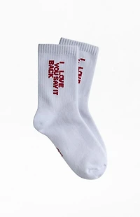 LONELY GHOST ILYSIB Crew Socks