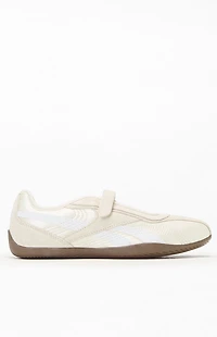 Reebok Women's Taupe Ultra Lo Mary Jane Sneakers