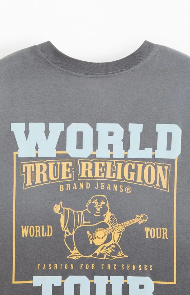 True Religion Vintage Metallic Puff Graphic T-Shirt