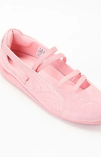 Puma Women's Pink Speedcat Ballet Python Sneakers