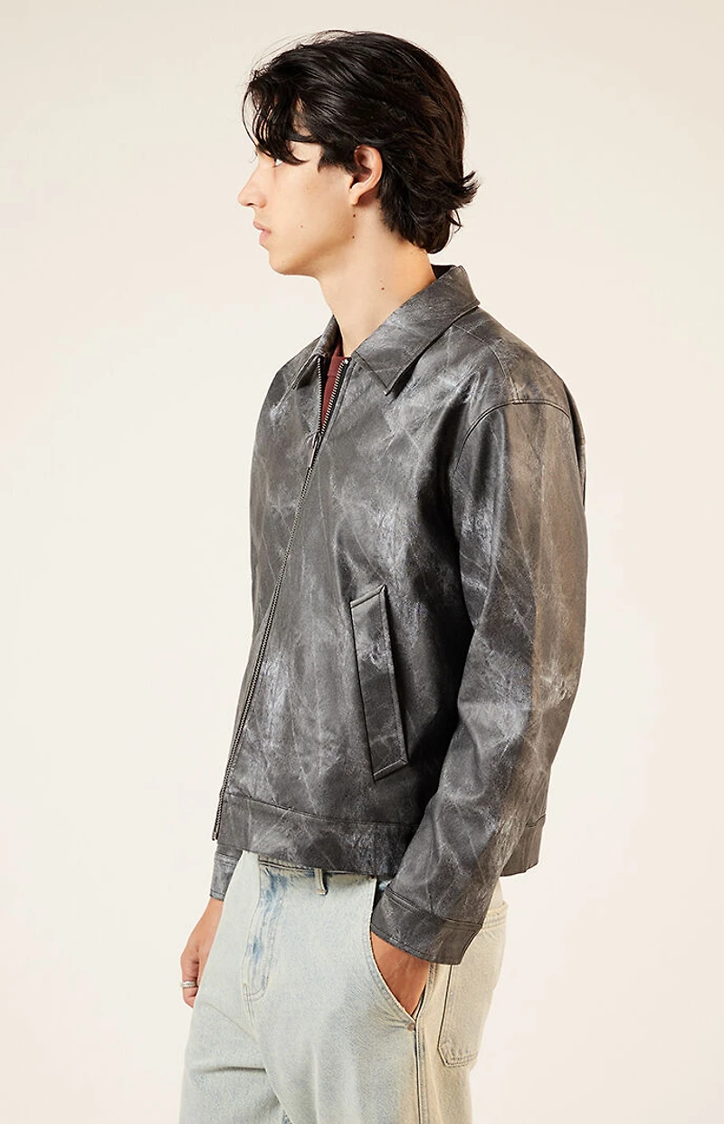 Pacsun Faux Leather Oversized Jacket
