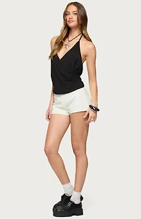 Edikted Carmel V Neck Halter Top