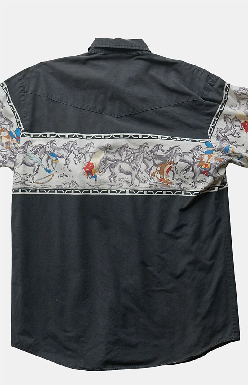 PS VINTAGE '90s Cowboy Button Up Top