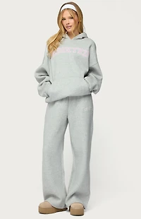 Edikted Lover Wide Leg Sweatpants