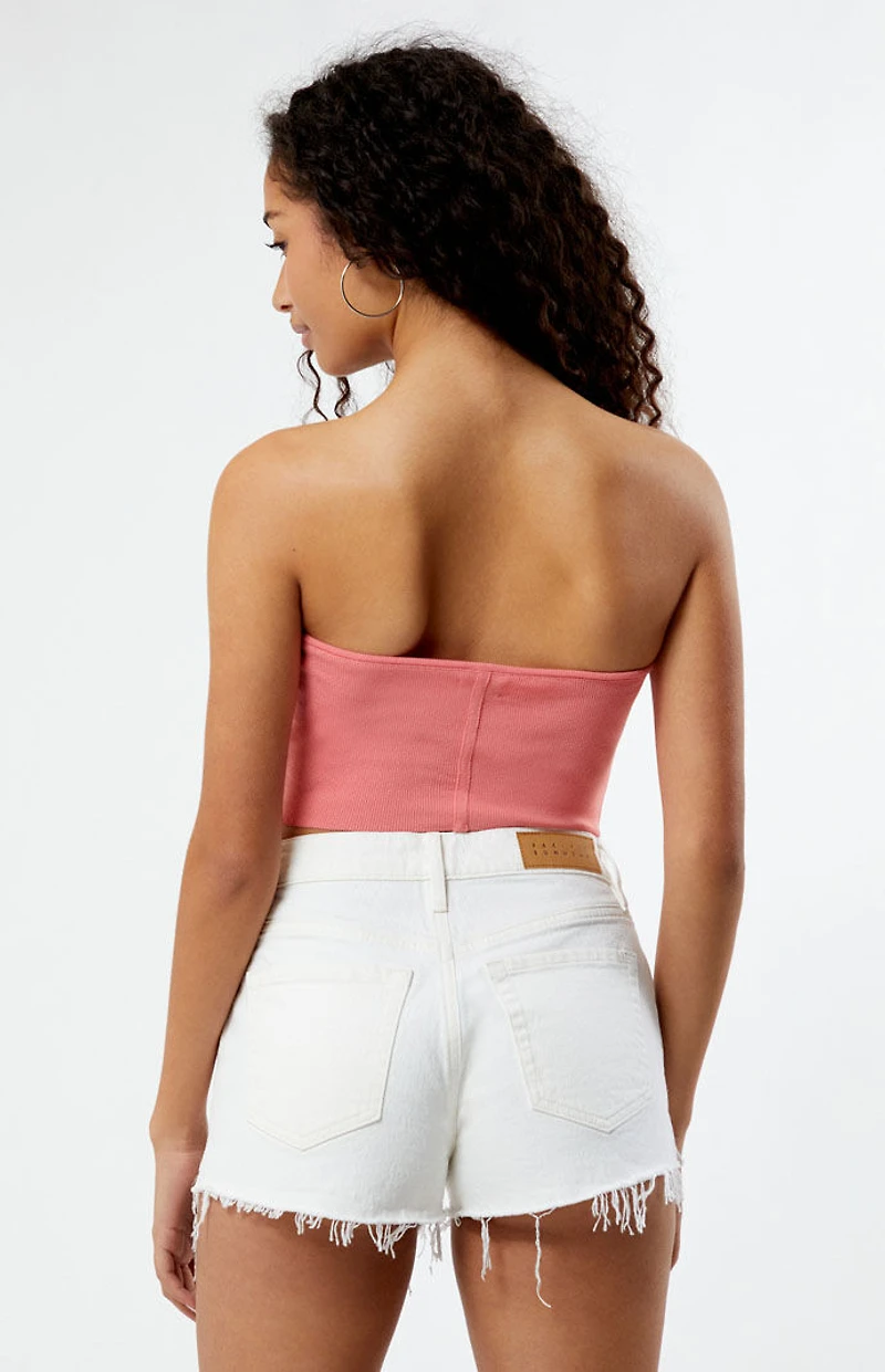 LA Hearts Bridgette Corset Sweater