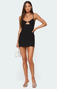 Edikted Callum Cut Out Mini Dress