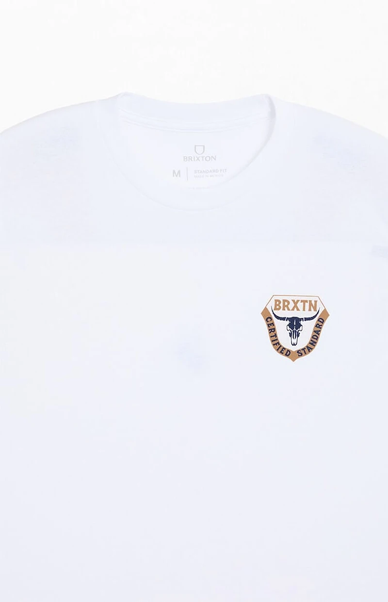 Brixton Fraser Skull T-Shirt