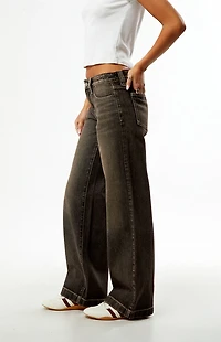 Pacsun Casey Low Rise Baggy Jeans Brown Tint