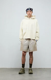 A.R.C. Active Khaki Cutoff Fleece Sweat Shorts