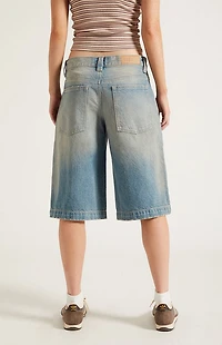 Pacsun Peyton Extreme Jorts Light Blue Tint