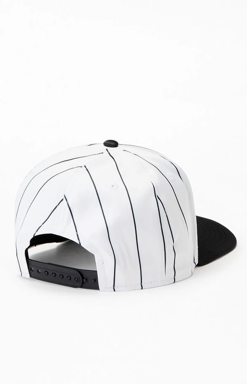 New Era Chicago White Sox 9FIFTY Satin Pinstripe Snapback Hat
