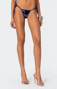 Edikted Lilly Sequin String Bikin