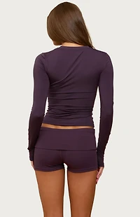 Edikted Lannie Long Sleeve T-Shirt