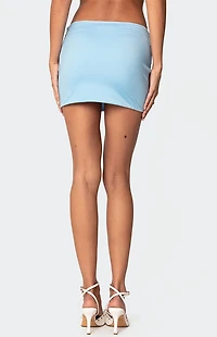 Edikted Lucinda Bow Detail Mini Skirt