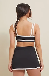 PAC 1980 WHISPER Active Black Paloma Mini Skort