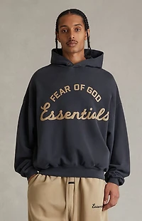 Fear of God ESSENTIALS Faded Black Training '90s Hoodie