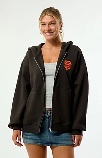 WILD COLLECTIVE x MLB SF Giants Zip Up Hoodie