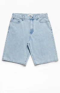 Pacsun Light Indigo Extreme Baggy Denim Shorts