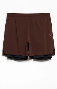 A.R.C. Active Brown Standard 2-In-1 Shorts