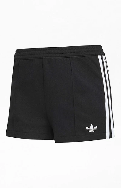 adidas Black & White 3-Stripes Brief Shorts