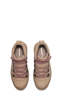 Timberland Women's Beige Nubuck Stone Street Mid Lace-Up Boots