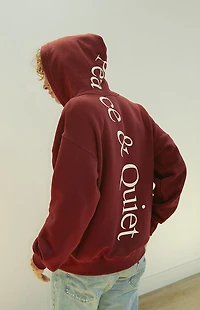 MUSEUM OF PEACE & QUIET Wordmark Zip Up Hoodie