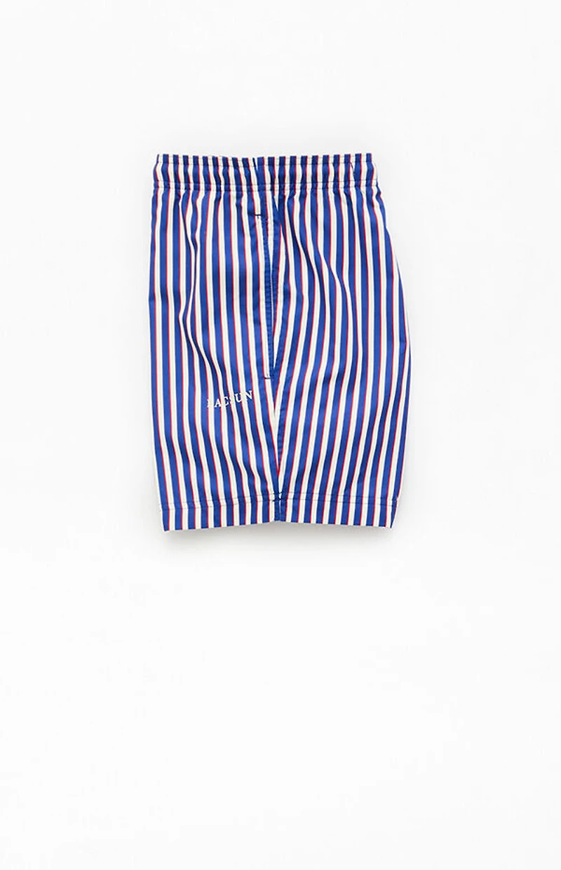 Pacsun Yacht Striped 4.5" Swim Trunks