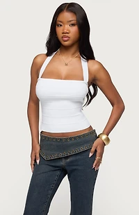 Edikted Esmerela Bandage Halter Top