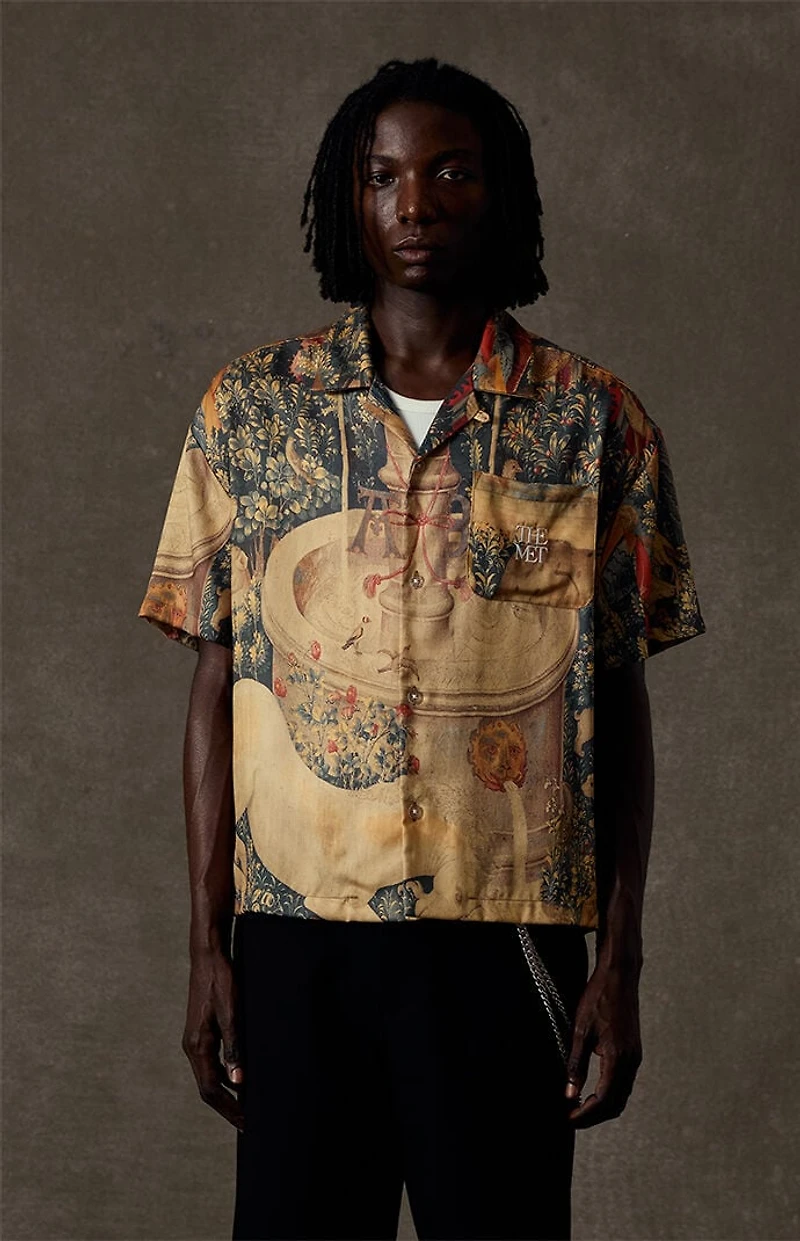 The Met x Pacsun French Tapestries Camp Shirt