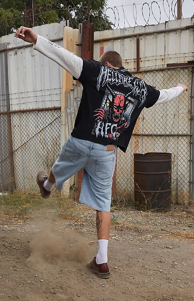 Netflix x Stranger Things Hellfire Club Dungeon Twofer Long Sleeve T-Shirt