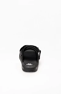 Kappa Black Authentic Bastian 1 Slide Sandals