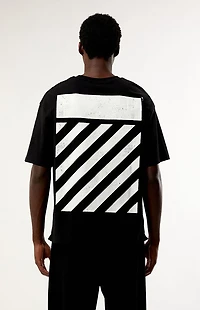 L/AB c/o Off-White Diagonal Oversized T-Shirt