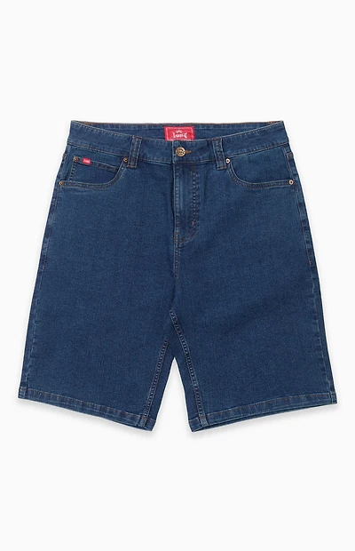 LOST Indigo Wash Slacker Denim Jorts
