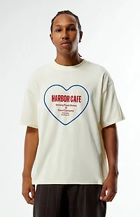 Pacsun Cream Harbor Cafe T-Shirt