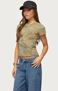 Edikted Chasidy Camo T-Shirt