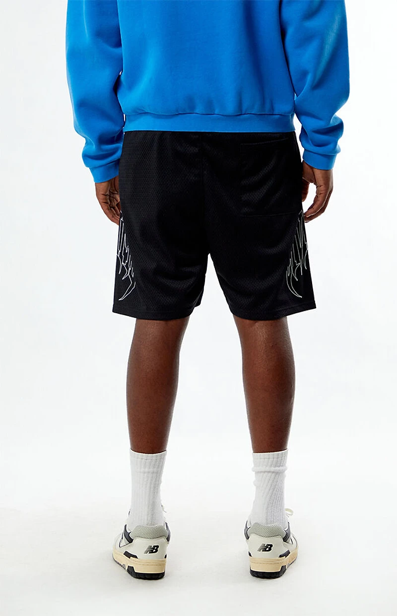 Civil Rose Claws Mesh Basketball Shorts