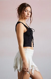 Third Charm Stevie Cinched Tank Top