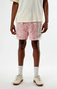 Civil Rose Duality Suede Shorts