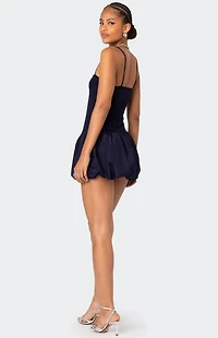 Edikted Ribbed Bubble Skirt Mini Dress
