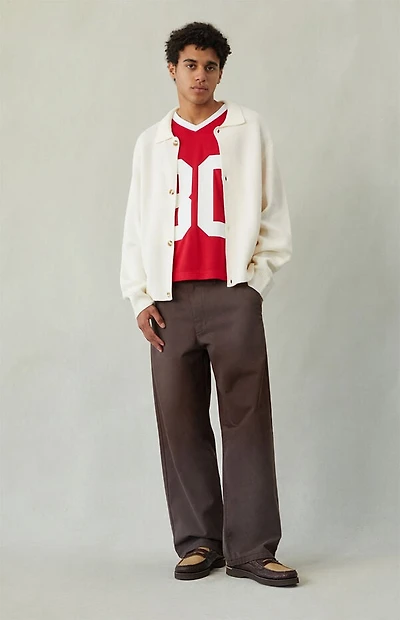 Pacsun Chino Pants Baggy Brown Pigment