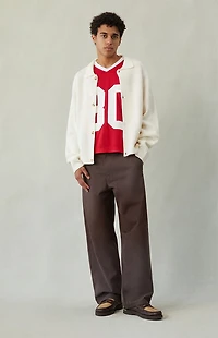 Pacsun Chino Pants Baggy Brown Pigment